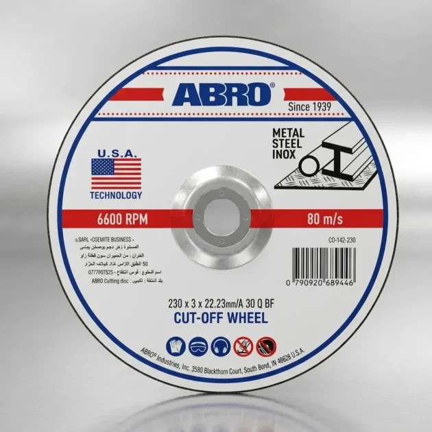 3×Disque à tronçonner ABRO 230