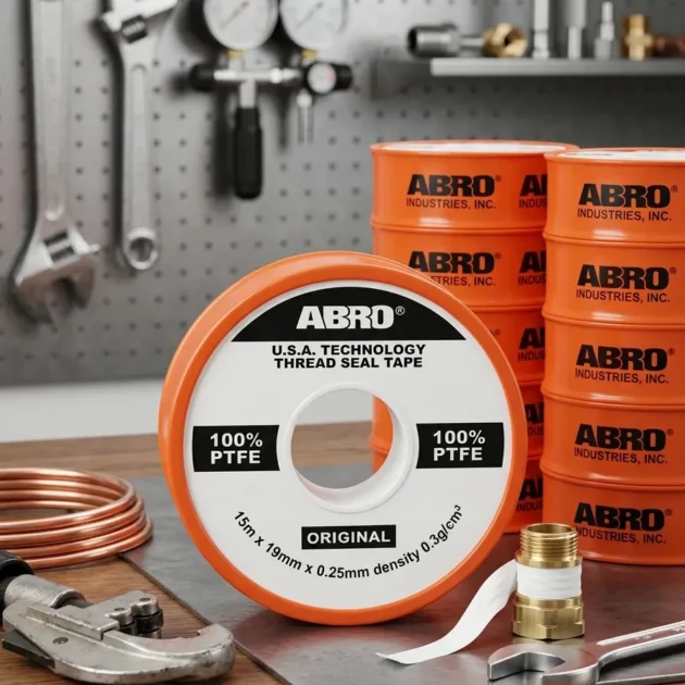 Ruban Téflon ABRO (100% PTFE) – Étanchéité Professionnelle