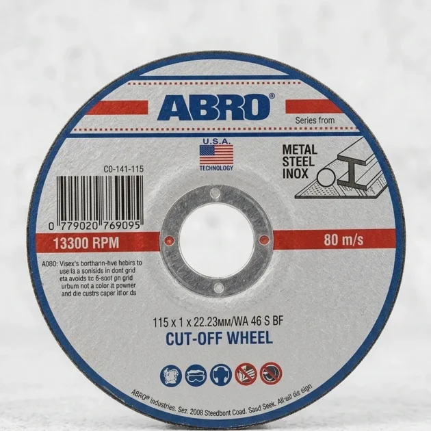 Disque à Tronçonner ABRO (115×1×22,23)